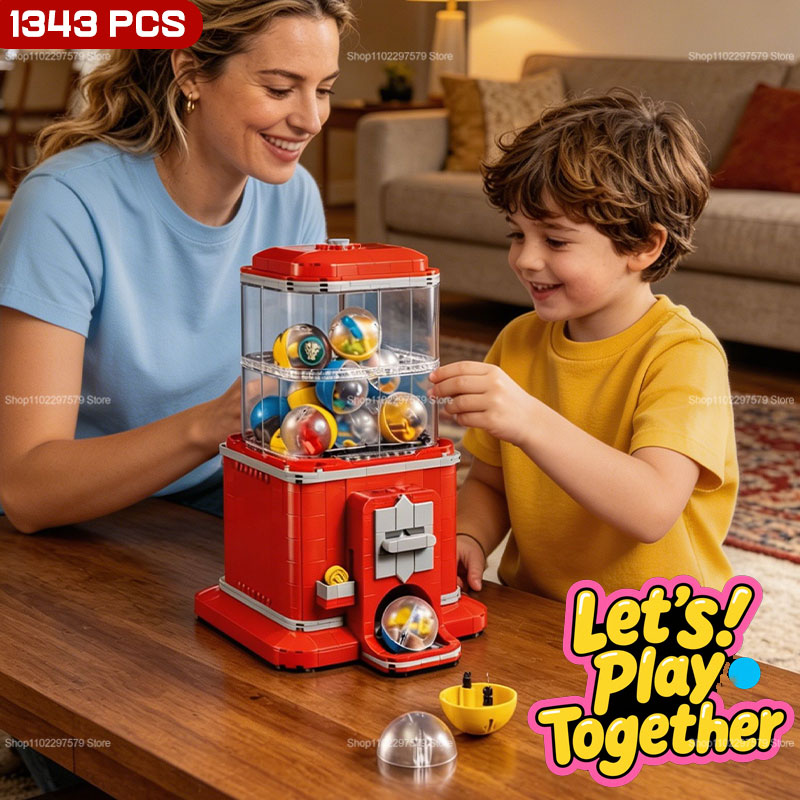 Arcade Vending Machines - 1343 PCS Vending Machine Building Blocks