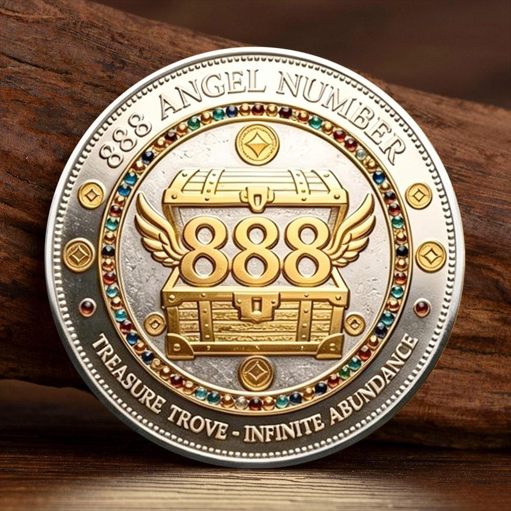2D Gold Silver Plated 888 Ange – Token Coin Mechanism Bewertung und Preis