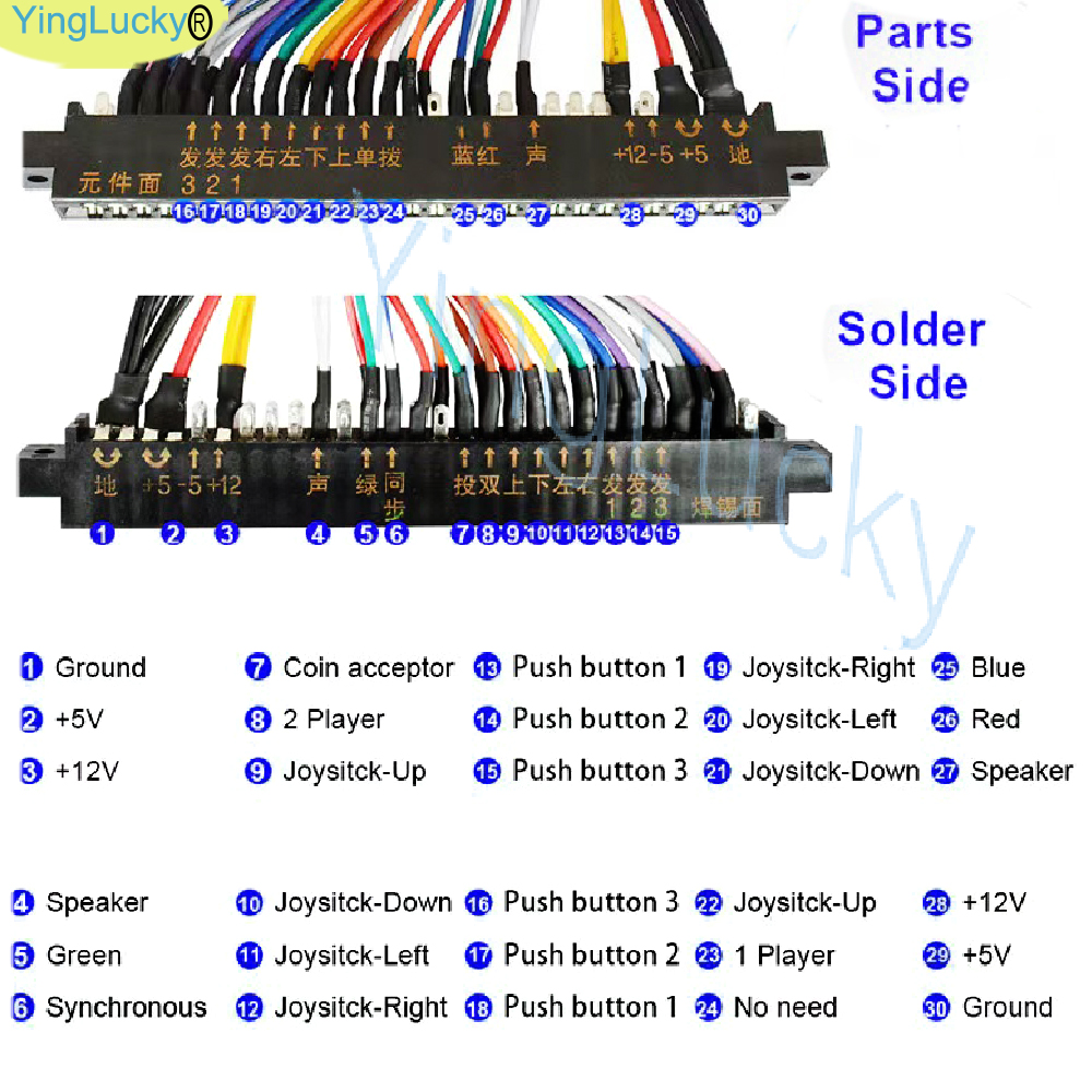 Jamma 28 pin Arcade cable leng – Arcade Game Cabinet Bewertung und Preis