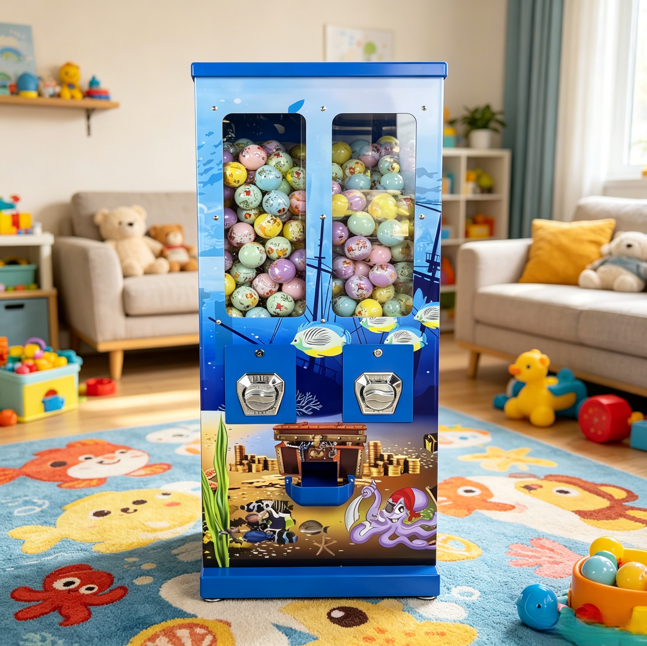 Dual Head Capsule Prize Vendin – Prize Capsule Toy Machine Bewertung und Preis