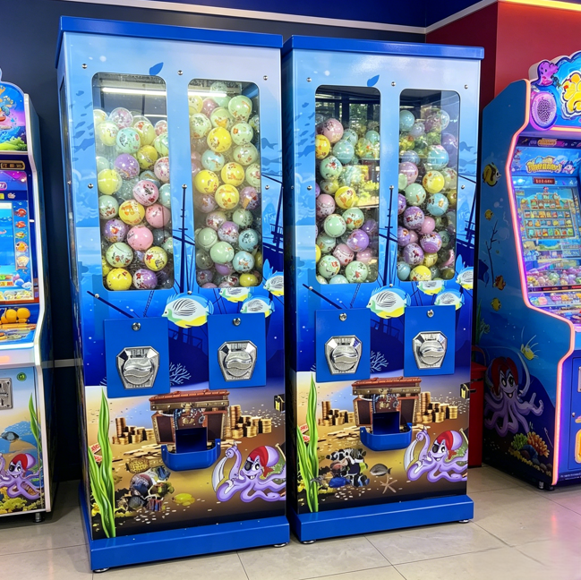 Dual Head Capsule Prize Vendin – Prize Capsule Toy Machine Bewertung und Preis