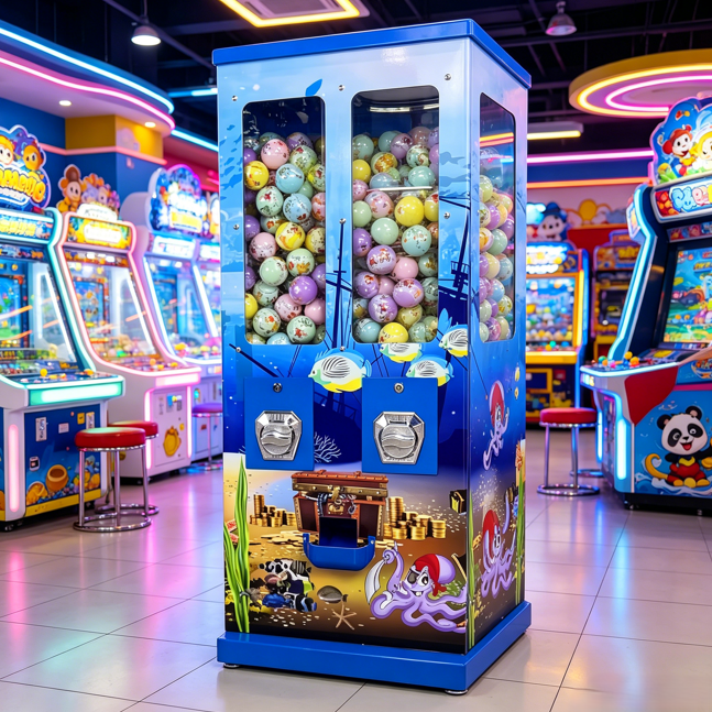 Dual Head Capsule Prize Vendin – Prize Capsule Toy Machine Bewertung und Preis