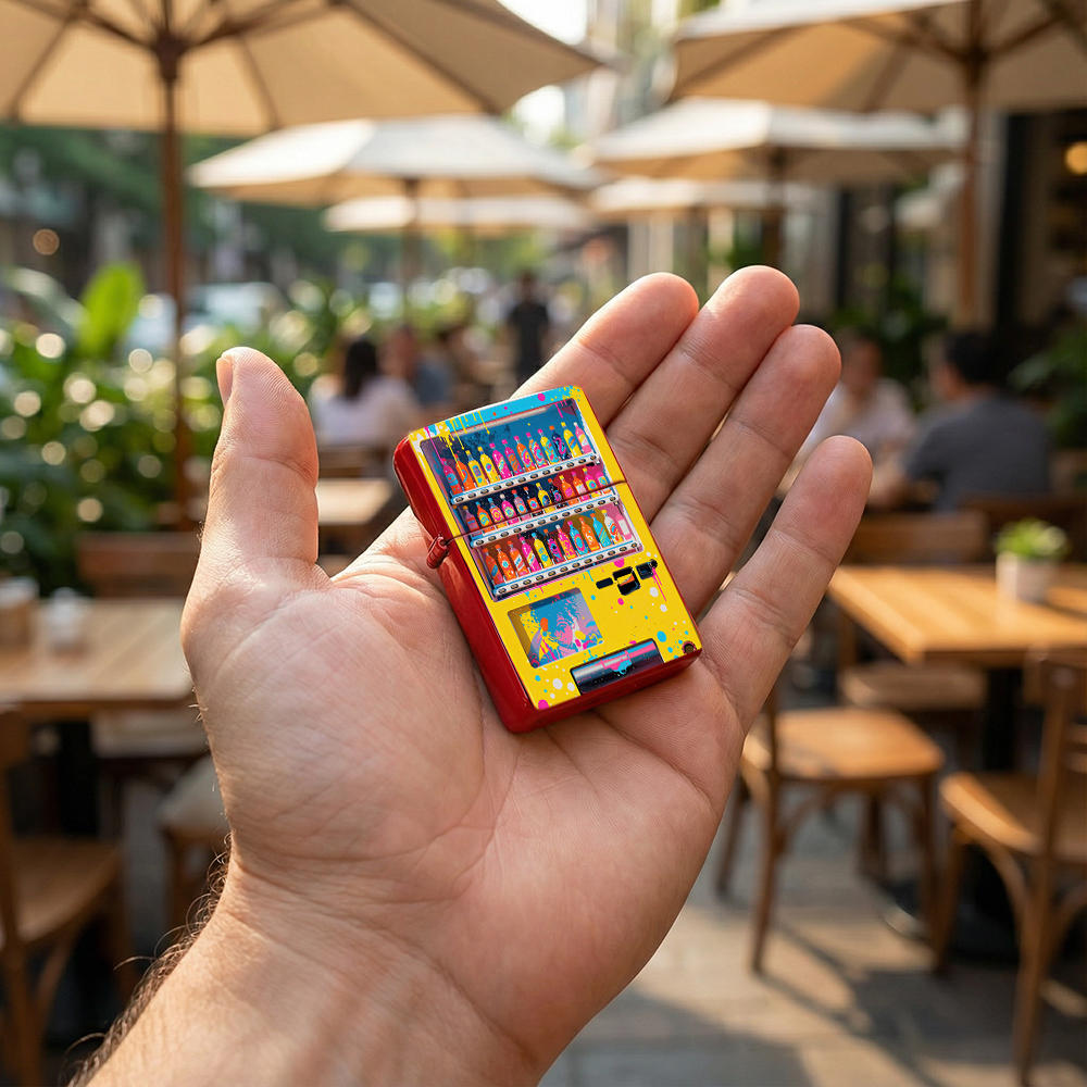 Pop Art Vending Machine Flip T – Arcade Style Vending Machine Bewertung und Preis