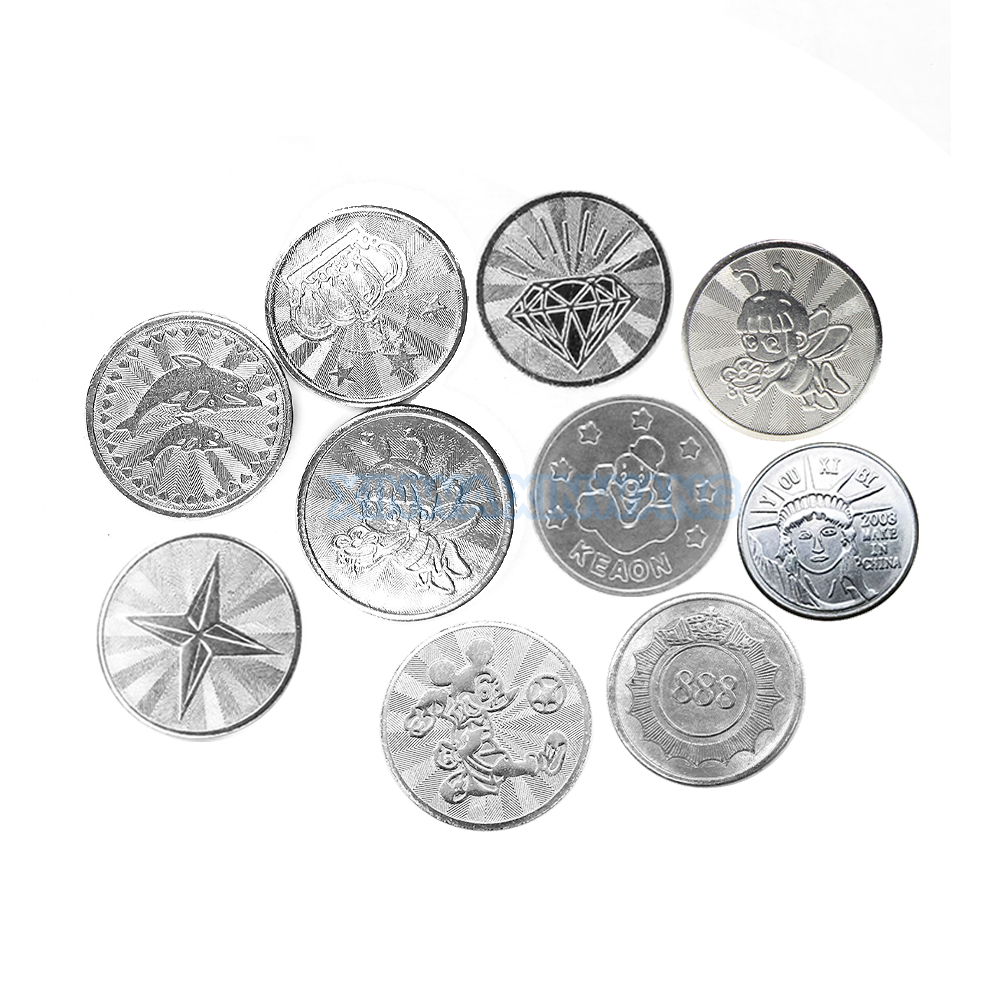 100PCS  Coins Tokens Stainless – Token Coin Mechanism Bewertung und Preis