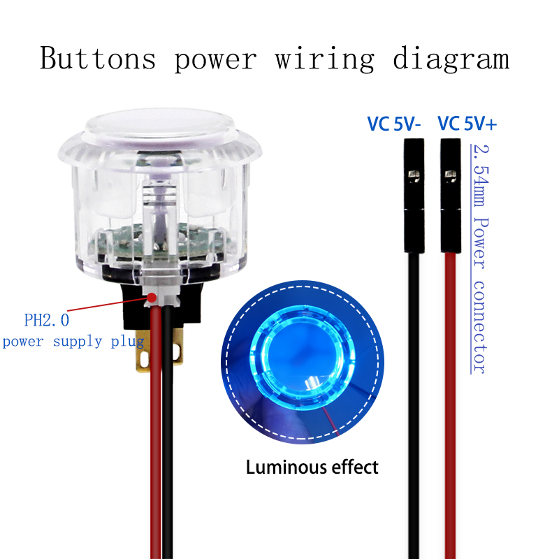 QANBA 30mm LED Arcade Buttons  – Joystick Arcade Parts Bewertung und Preis