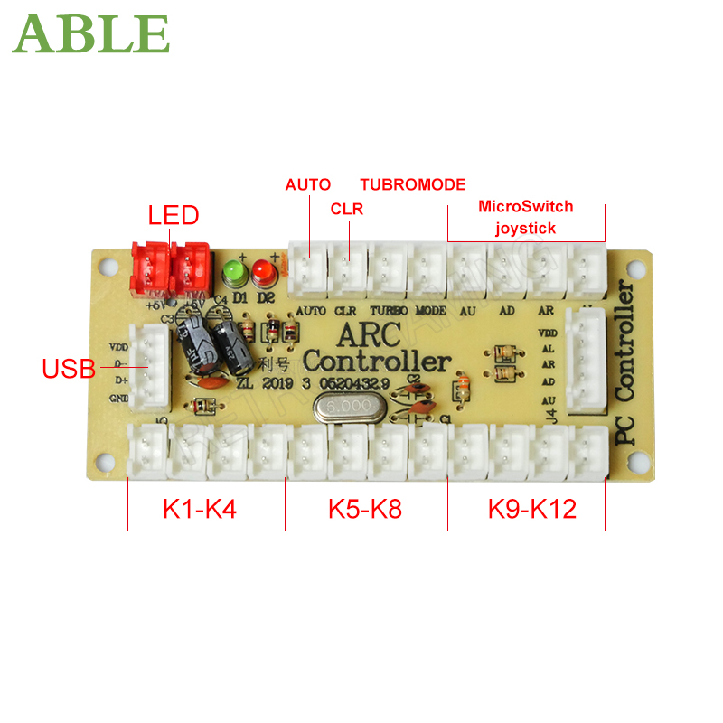 Arcade 2 Player Zero Delay Kit – Joystick Arcade Parts Bewertung und Preis