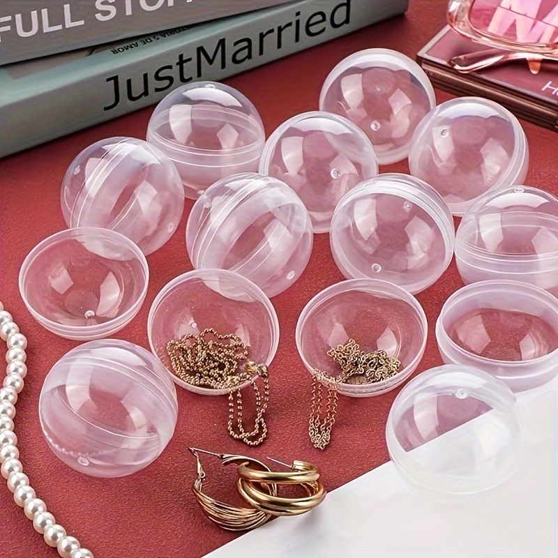 100pcs Clear Plastic Round Cap – Prize Capsule Toy Machine Bewertung und Preis